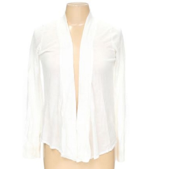 American Apparel Sweaters - White long sleeve Ambiance Apparel Cardigan